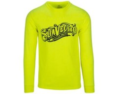 Men’s Suavecito OG Safety Green Long Sleeve Shirt (S M L XL 2XL 3XL 4XL 5XL)