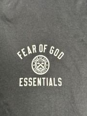 Fear of God Essentials University Logo T-shirt Black Mens Size XL Brand NEW! NWT
