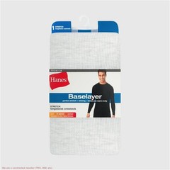 Hanes Men’s Thermal Long Sleeve Waffle Knit Shirt – Oatmeal L *SEE DEAL!!!*