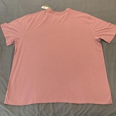 Goodfellow Shirt Mens 4XL Old Rose Every Wear Tee Pink Short Sleeve Casual Soft