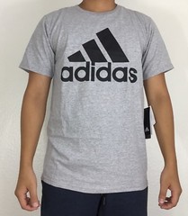 Adidas Men’s Shirt Tee Badge of Sport Fill Card Gray Black CD7937 Size XL