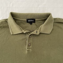 Richer Poorer Polo Shirt Men Olive Green Soft Feel LARGE golf Urban Classy Comfy