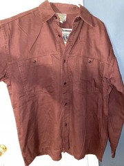 Vintage NWT Giovanni Basic And Beyond Men’s Medium Plum Button Down Shirt!