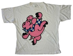 Vtg 80s Calhoun Sportswear St Catherine Ontario Canada Little Piggy Tee Shirt XL