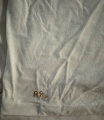 RRL Double RL Ralph Lauren Crew Neck T Shirt Size L Color White
