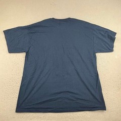 Avirex Shirt Mens XL Blue Christian Cross Crew Neck Short Sleeves Tee NWT