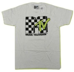 New MTV Music Television Mens S-M-L-XL-2XL-3XL White 90’s Style Shirt $22