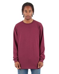 3 Pack Shaka Wear Active Long Sleeve Plain Casual Crew Neck T-Shirt SM-3X