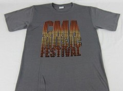 Mens Gray CMA Music Festival 42nd Country Music Nashville 2013 T-Shirt Size S
