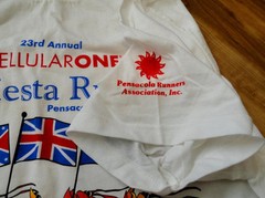 23rd Annual CELLULAR ONE Fiesta Run LARGE Tee Shirt PENSACOLA, FLORIDA ~1997~