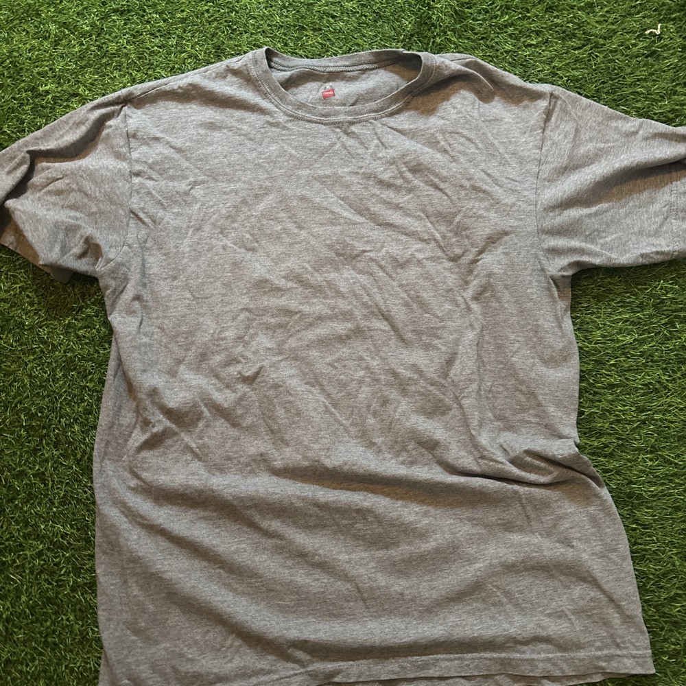 Hanes Mens 100% Cotton Authentic-T T-Shirt Crew Neck T Shirt