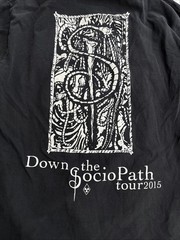 HTF Skinny Puppy Down The Socio Path Tour 2015 Shirt Long Sleeve Mens L RARE