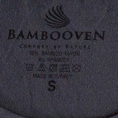 Bambooven Mens Size Small Charcoal Bamboo Crew Neck Short Sleeve T-Shirt New