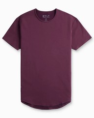 BYLT Basics Drop Cut LUX Short Hem – Maroon Medium BNWT Ships ASAP