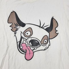 Disney The Lion King Hyena Shirt Mens Small Cream Ivory Graphic
