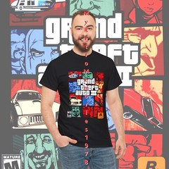 Grand Theft Auto III GTA 3 Box Art Design Black T-Shirt S-5XL Retro Tee Free S&H