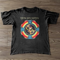 VTG Electric Light Orchestra ELO Anniversary Unisex Black T-shirt Size S-5XL