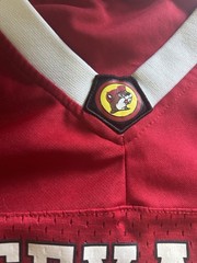 Buc-ee’s Store Official Red Mesh Football Jersey Texas #82 Men’s Sz M Medium