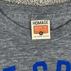 Homage T Shirt Mens XL Grey The Great Bambino Babe Ruth Graphic Tri-Blend USA