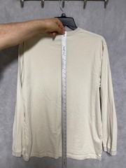J Crew Shirt Men XL Beige Oarsman Relaxed Long Sleeve Tee Crew Workwear Outdoor