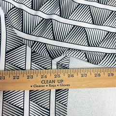 Puma The NeverWorn Geometric Pattern Tee Mens XL Gray Black White T-Shirt Retro