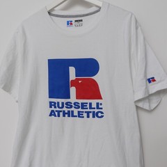 Russell Athletic Men’s Eagle Big Logo Promotional Sports T-Shirt Size Medium