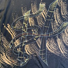 VTG Hand Painted by Heather XL Single Stitch All Over Print T-Shirt USA RETRO