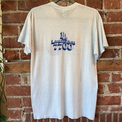 1984 USA Olympics Paper Thin Tee Light Blue 20”PTP/27”