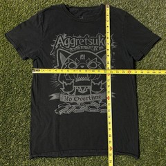 Aggretsuko No Overtime Anime Grunge Panda Graphic T-Shirt Size S