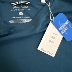NEW Porter & Ash Men’s XL Deep Teal Crew Neck T-Shirt Comfort Fit NWT