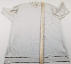 Haggar Ultimate T Shirt Men’s Large L Heather Gray Short Sleeves Pocket Stretch