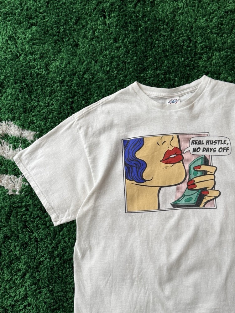 Vintage Y2K Woman Roy Lichtenstein Pop Art Hustle Shirt