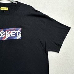 MARKET Men’s Black T-Shirt Size XL Graphic Logo Short Sleeve Crew Neck Tee NWT