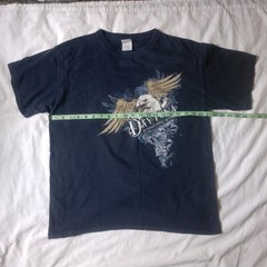 Daytona International Speedway T-shirt Adult LG Navy Graphic Front & Back Print