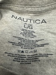 NWT Nautica Coast Beach Resort Men’s Gray Classic Tee Size Large