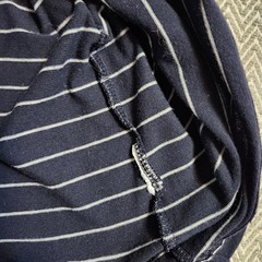 Banana Republic T Shirt Mens Large Blue Striped Short Sleeve Crew Neck Casual
