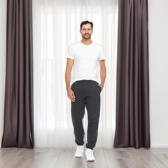 BILLIONHATS Bulk 24 Pack 12 Mens Jogger Pants & 12 Assorted Long Sleeve T-Shirts