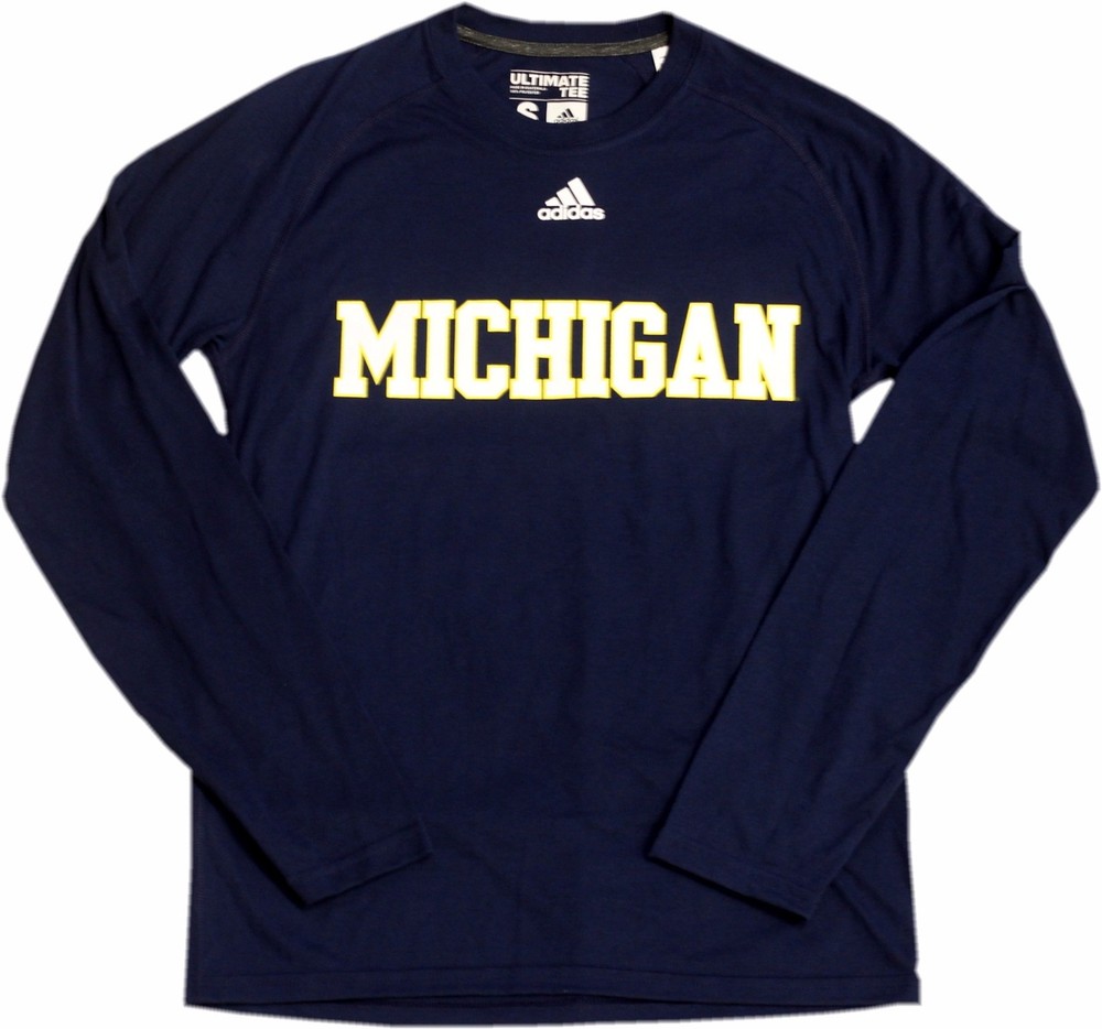Michigan Wolverines Long Sleeve T-Shirt Arched Logo 12473