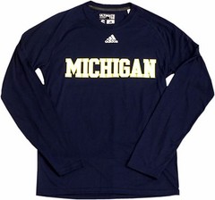Michigan Wolverines Long Sleeve T-Shirt Arched Logo 12473