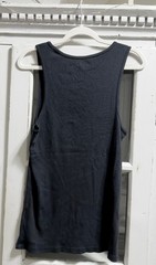 abercrombie and fitch wifebeater tank top ribbed a-shirt black medium
