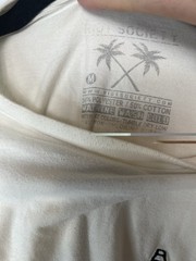 Riot Society White 40 oz Malt Liquor Front Graphic T Shirt, Men’s Size Medium