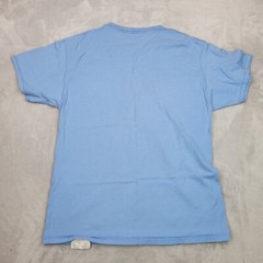Champion Shirt Mens Large Blue Cotton Crew Classic Spellout Logo Unisex Adult*