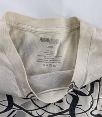 Mens 20s Urban Legend Soy & Fire White Graphic Tee Size L