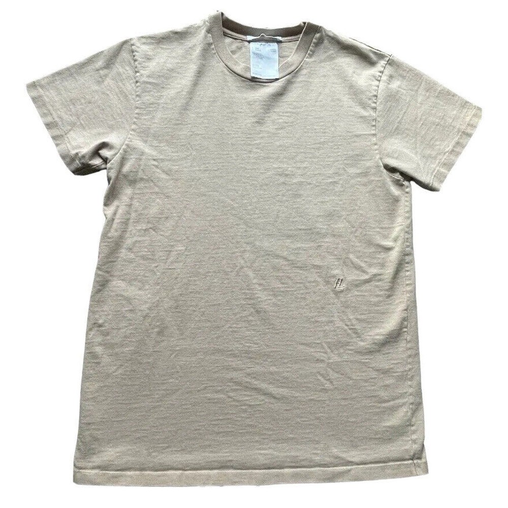 Helmut Lang T-Shirt Unisex Mens Small/Womens Large Beige Portugal MINT