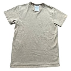 Helmut Lang T-Shirt Unisex Mens Small/Womens Large Beige Portugal MINT