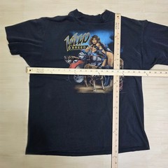 3D Emblem American Biker Wild Breed T Shirt Large Black Motorcycle Wolf Graphic