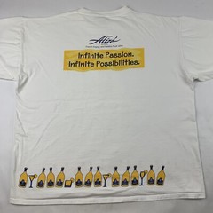 VTG 90s Alize De France Alcohol Promo T-Shirt XL X-Large Liquor Cognac