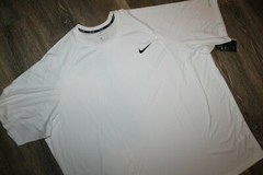 NWT NIKE MEN’S HYDROGUARD Swim T-Shirt White M L XXL