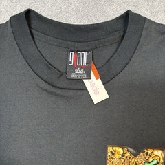 MTV 90s Single Stitch Black Skull Graphic DEADSTOCK Size L Vintage Giant Tag