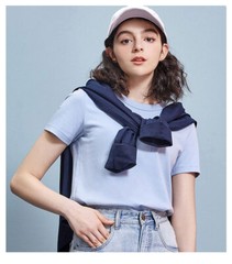 100% Cotton Short Sleeve Round Collar 180g/6.35oz T-shirt